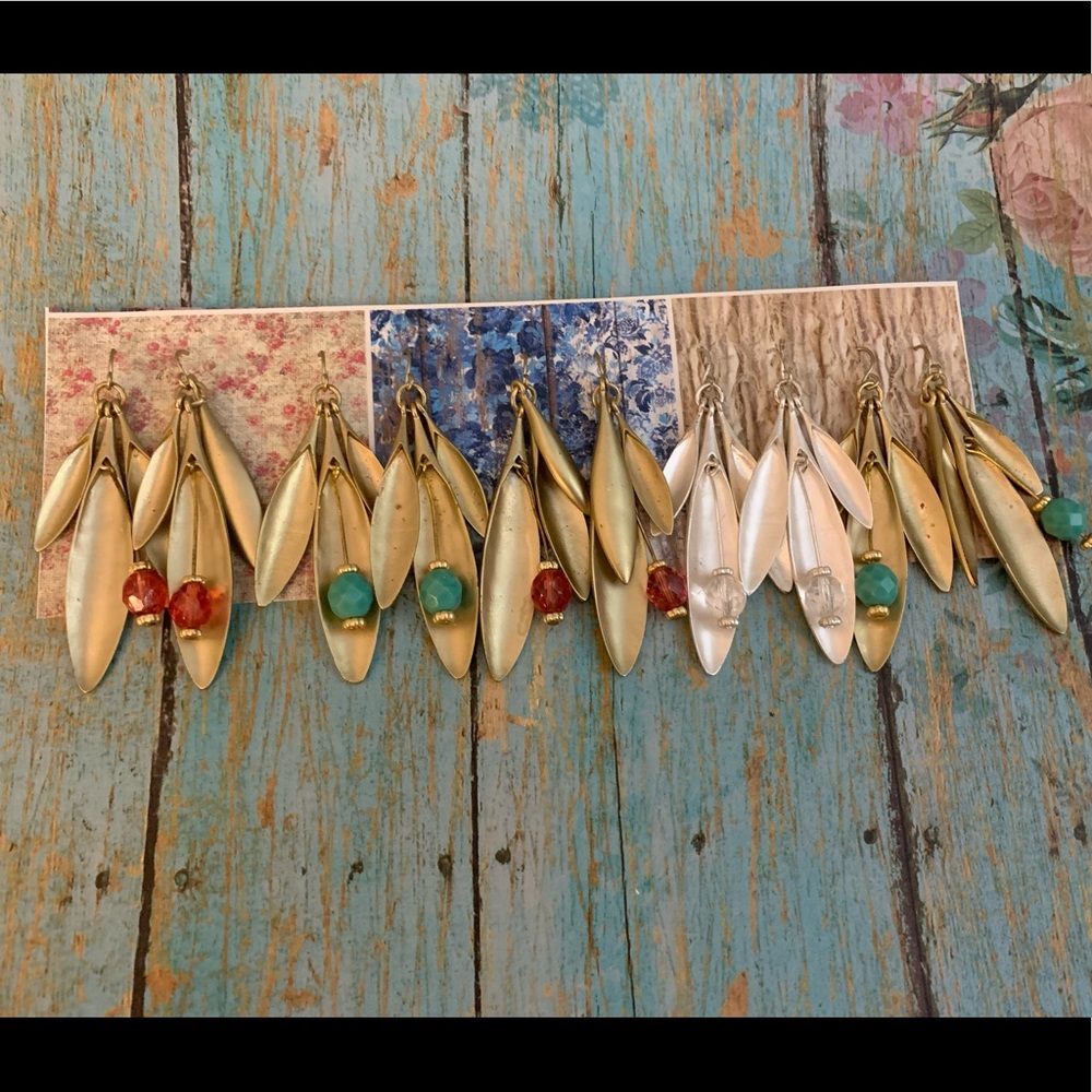 5 Pair New Earrings, Costume Jewelry